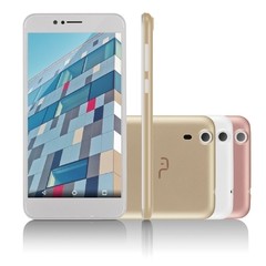 Smartphone Multilaser Ms55 Preto Tela 5,5 Câmera 5.0 Mp+8.0mp 3g Quad Core Flash 8gb Android 5.1