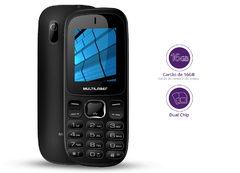 Celular Multilaser P9017 UP 3G com 2 Chips Bluetooth Mp3 3G MMS - comprar online