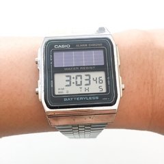 Relógio Casio Al 180 Retrô Bateria Solar Alar Al180 - comprar online