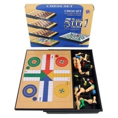 JOGOS 5 EM 1 MÉDIO 62289 TABULEIRO 30 CM - comprar online