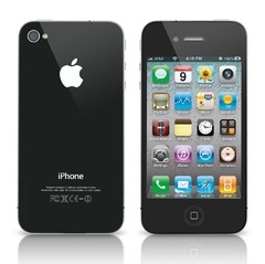 iPhone 4S Apple 8GB com Câmera 8MP, Touch Screen, 3G, GPS, MP3, Bluetooth e Wi-Fi - PRETO - Infotecline