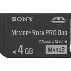 Cartão de Memória Memory Stick Pro Duo 4 Gb Sony Lj