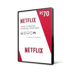 Brazil Netflix - R$ 70,00