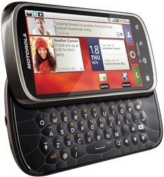 celular Motorola Cliq 2 MB611, processador mediano de 1Ghz Single-Core, Bluetooth Versão 2.1, Android 2.3.4 Gingerbread, Quad-Band 850/900/1800/1900 - comprar online
