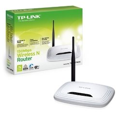 Roteador Wireless TP-Link Tl-Wr740n Branco 150Mbps, 5 Portas, 1 Antena de 5Dbi