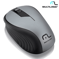 Mouse Sem Fio Multilaser Mo213 Grafite e Preto - comprar online