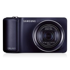 Samsung Galaxy Câmera Preta Android 4.1, 16mp, Zoom Óptico 21x, LCD 4.8", Lente 23mm, 8gb, Wi-fi+3g