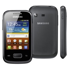Celular Samsung Galaxy Pocket Duos PRETO GT-S5302 com Android 2.3, Wi-Fi, 3G, GPS, Câmera 2MP, Rádio, MP3, Touch, Bluetooth e Fone na internet