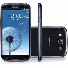 Smartphone Samsung Galaxy SIII S3 GT-I9300 PRETO Android 4.0 Tela 4.8 16GB 4G Câmera 8MP