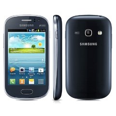 Celuar Samsung Galaxy Fame Duos GT-S6812 Preto, Processador De 1Ghz Single-Core, Bluetooth Versão 4.0, Android 4.1.2 Jelly Bean, Quad-Band 850/900/1800/1900