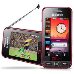 Celular Desbloqueado Samsung Star TV GT-I6220 Vermelho c/ Câmera 3.2MP, MP3, Rádio FM, Bluetooth, TV Digital e Cartão 1GB - comprar online