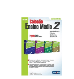 Coleção Ensino Médio 2 - ( Matemática , Física , Química , Biologia ) - CD-ROM