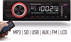 Som Automotivo MP3 Player - Rádio AM/FM Entrada USB Auxiliar 4102