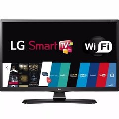 TV Monitor Smart LED 23,6" HD LG 24MT49S-PS com Wi-Fi, WebOS, Conversor Digital Integrado, Screen Share, Cinema Mode, HDMI e USB
