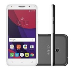 celular Alcatel OT-4055J, branco, Chip Dual Micro, Bluetooth, GPRS, Câmera Principal 8MP com Flash, Frontal 5MP com Flas,Android 6.0 Marshmallow,