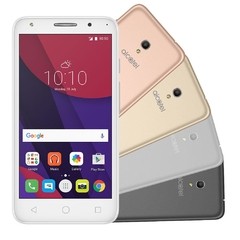 Smartphone Alcatel Pixi4 5" 5045J Metallic com Dual Chip, Memória 8GB + 16GB, Câmera 8MP, Internet Rápida 4G, Android 6.0 e Processador Quad Core