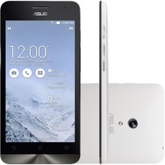 SMARTPHONE ASUS ZENFONE 5 A501CG DUAL CHIP ANDROID 4.4 TELA 5" 8GB 3G WI-FI CÂMERA 8MP BRANCO