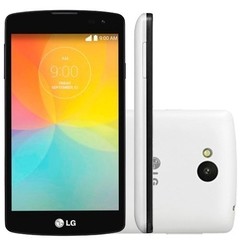 SMARTPHONE LG F60 D392D BRANCO DUAL CHIP ANDROID KITKAT 4.4 WI-FI 3G BLUETOOTH MEMÓRIA 4GB E CÂMERA 5MP COM FLASH LED