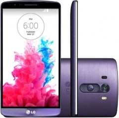 Smartphone LG D855 G3 Roxo com Tela de 5.5", Android 4.4, Câmera 13MP, 3G/4G, Processador Quad Core 2.45 GHz