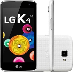 Smartphone LG K4 Branco Dual Chip Android 5.1 Lollipop 4G Wi-Fi Quad Core Tela 4.5