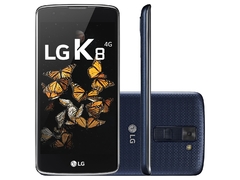 Smartphone LG K8 K350N Índigo com 16GB, Dual Chip, Tela HD de 5,0", 4G, Android 6.0, Câmera 8MP e Processador Quad Core de 1.3 GHz - comprar online