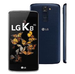Smartphone LG K8 K350N Índigo com 16GB, Dual Chip, Tela HD de 5,0", 4G, Android 6.0, Câmera 8MP e Processador Quad Core de 1.3 GHz na internet