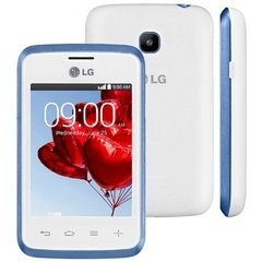 Celular LG L20 D100, processador mediano de 1Ghz Dual-Core, Bluetooth Versão 4.0, Android 4.4.2 KitKat, Quad-Band 850/900/1800/1900