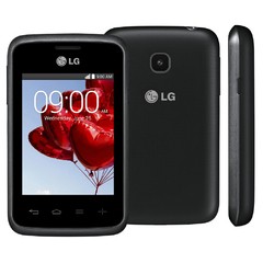 Smartphone LG L20 Preto, Android 4.4, Processador Dual-Core 1GHz, Wi-fi, Rádio FM, MP3 Player, Memória 4GB