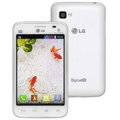 Smartphone LG Optimus L4 II Dual E467 Branco com Tela de 3,8", Android 4.1, Câmera 3MP, 3G, Wi-Fi, MP3, FM e Bluetooth - comprar online