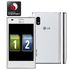 LG OPTIMUS L5 E615F BRANCO DUAL CHIP ANDROID 4.0 3G WI-FI GPS 5MP 5x / 4"