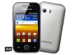 Celular Desbloqueado Samsung Galaxy Y GT-S5360 com Android 2.3, Wi-Fi, 3G, GPS, MP3, Câmera