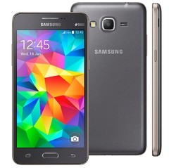 Smartphone Samsung Galaxy Gran Prime SM-G531M/DS, Quad Core, Android 5.1, Tela 5, 8GB, 8MP, 4G, Dual Chip,TIM Desbloq Cinza - comprar online