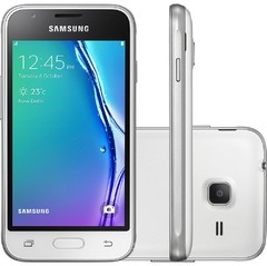 Smartphone Samsung Galaxy J1 Mini SM-J105B/DL Branco Dual Chip Android 5.1 Lollipop 3G Wi-Fi Câmera Traseira de 5 MP