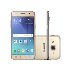 Smartphone Samsung Galaxy J7 Metal 16GB Dourado - Dual Chip 4G Câm 13MP + Selfie 5MP Flash Tela 5,5"