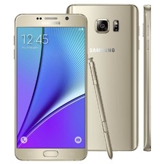 Smartphone Samsung Galaxy Note 5 SM-N920G Dourado com 32GB, Tela de 5.7'', Câmera 16MP, 4G, Android 5.1 e Processador Octa-Core - comprar online