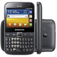 Smartphone Samsung Galaxy Y Pro Duos B5512 / Android 2.3 / 3G / Wi-Fi / 3.2MP / GPS / Qwerty