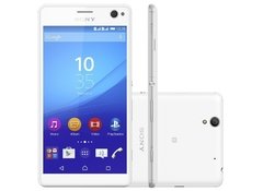 Smartphone Sony Xperia C4 E5343 Selfie Dual Desbloqueado Android 5 Lollipop Tela Full HD 5.5" 16GB De Memória Interna 4G Câmera Frontal 5MP E Traseira 13MP branco