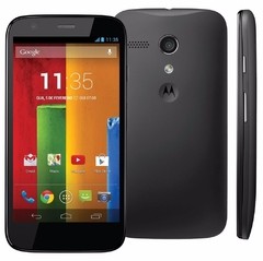Smartphone Motorola Moto G Preto XT-1040, 4G, Android 4.4, Processador Quad-Core 1.2GHz, 8GB Memória , Câmera 5.0MP, Wi-Fi, GPS - comprar online