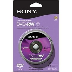 Mini DVD + Rw 1.4 Gb 30 Min Pino C/10 - Sony
