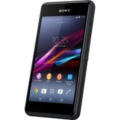 Smartphone Sony Xperia E1 Single Chip D2004 Android 4.4.2, Preto, Foto 3 Mpx, Dual-Core 1.2 GHZ, mp3 player, radio, TV, bluetooth na internet