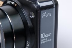 Câmera Digital HX5 com 10.2 MP LCD de 3,0" Wide GPS e Bússola Integrados Filmagem em Full HD Zoom Óptico 10x Fotos Panorâmicas Lente G Lens - Cyber Shot Sony - DSCHX5VB - comprar online