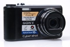 Câmera Digital HX5 com 10.2 MP LCD de 3,0" Wide GPS e Bússola Integrados Filmagem em Full HD Zoom Óptico 10x Fotos Panorâmicas Lente G Lens - Cyber Shot Sony - DSCHX5VB