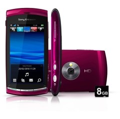 CELULAR SONY ERICSSON VIVAZ VENUS RUBY CAM 8.1MP 3G FILM HD TOUCHSCREEN SUPORTA 16GB