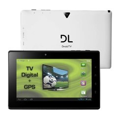 Tablet DL Droidtv 7.0" Dr-T71 Branco TV Digital + GPS, Wi-Fi, Android 4.0, 4Gb, Câmera Frontal, HDMI