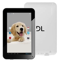 Tablet DL I-Style com Tela de 7", 4GB, Câmera, Wi-Fi, Entrada para Cartão de Memória, Suporte à Modem 3G e Android 4.1 - Branco