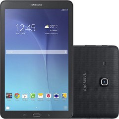 Tablet Samsung Galaxy Tab E 9.6 Wi-Fi SM-T560 com Tela 9.6", 8GB, Câmera 5MP, GPS, Android 4.4, Processador Quad Core 1.3 Ghz preto