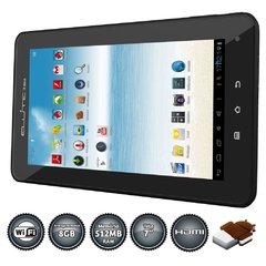 Tablet Microboard Ellite 7.0" M1270 Azul, 8 Gb, Wi-Fi, Android 4.0 Boxchip A10, HDMI, Câmera - comprar online