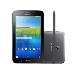 Tablet Samsung Galaxy Tab E T116 8GB Wi-Fi 3G Tela 7" Android 4.4 Processador Quad Core 1.3Ghz preto