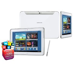 Tablet Samsung Galaxy Note 10.1" N8000 Branco, Wi-Fi + 3G Com Android 4.0, 16 Gb, Câmera 5.0 MP