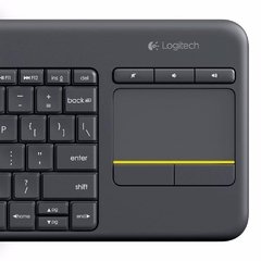 Teclado Logitech K400 Plus Sem Fio Multimídia, Tecnologia Unifying, Touchpad, Compatível Com Smart - Infotecline